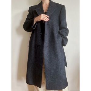 Vintage Black Pea Coat